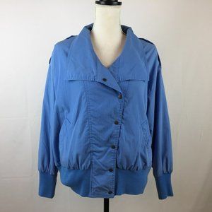 VTG Abraxas Windbreaker Jacket Size M Blue